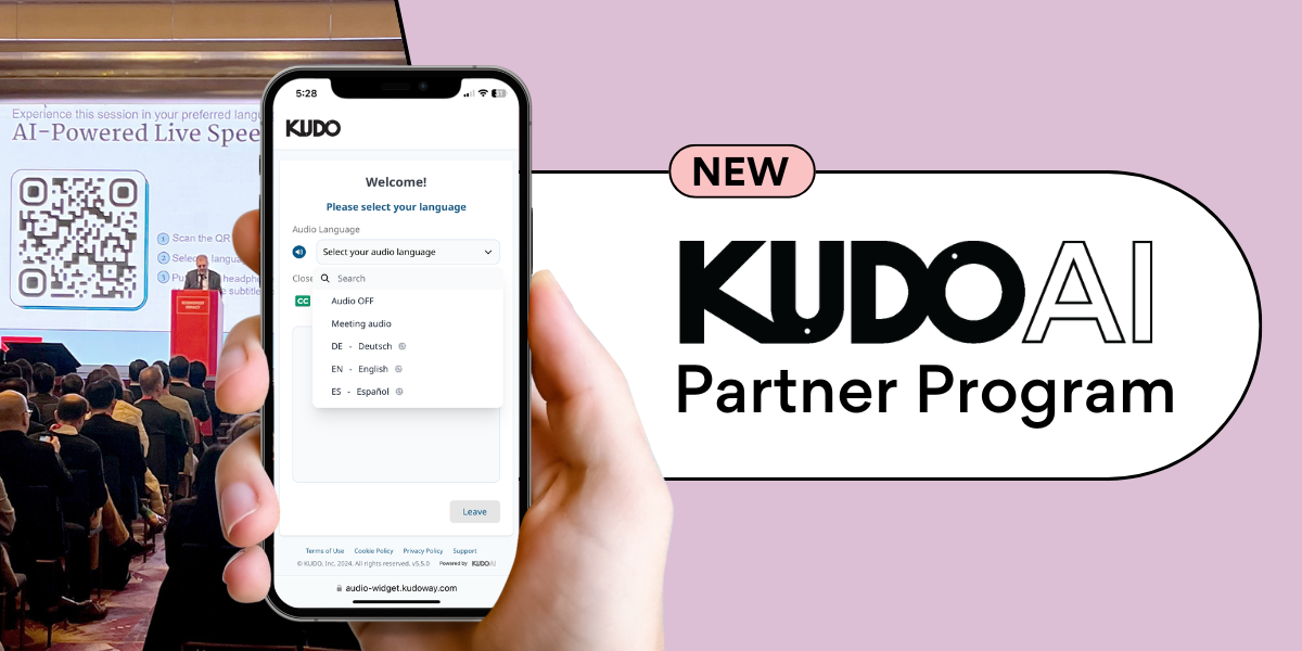 Press Release: KUDO Launches New Reseller Partner Program at GALA amid Rapid Company Expansion